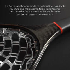 Sunshine® Sunshine Carbon Fibre Net Med Sili Net -Daiwa Verkäufe NFD114r 3